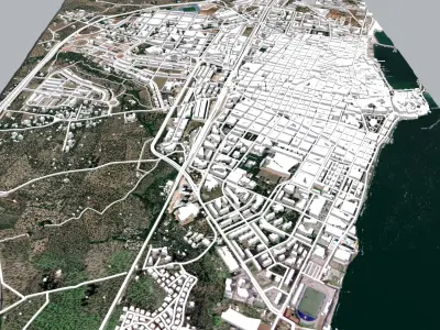 Cityscape Molfetta Puglia Italy 3D model