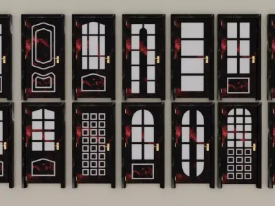 14 DOOR PACK  3D model