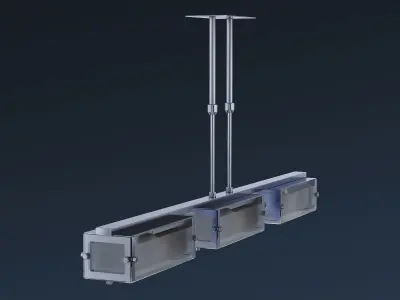 Chandelier Altalusse IL INL-9189P-03 Chrome 3D model