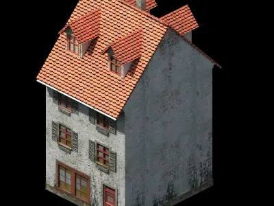 Heterogeneous - Building - Building B Building 04 3D model