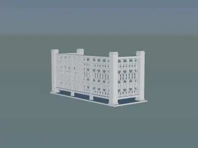 Railing - Balcony 3D print model