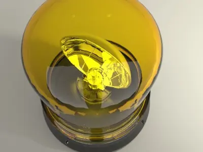 Rotating beacon 3D model