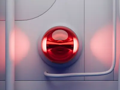 Alert Light Animation 3D model