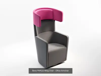 Collection of Office Furniture - Modern Minimalist Style 3D Model Pack