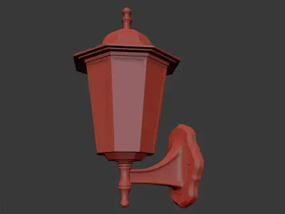 Outdor Lamp 2 3D model