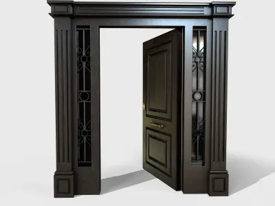 Door Lowpoly Low-poly 3D model purchase