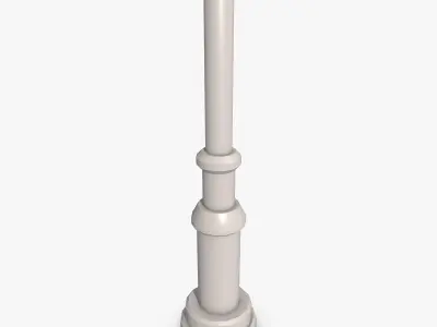 Street Lamp Low Poly 3D model