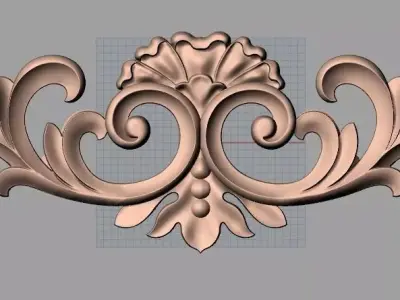 Artcam Aspire 3D relief models STL Files used for CNC E601 3D model