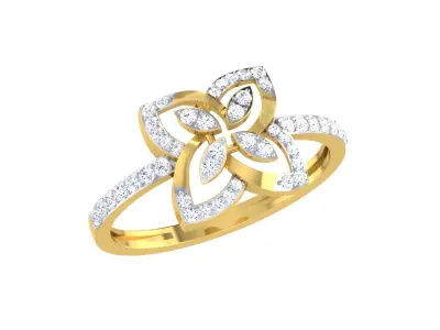 Women Ring  Render 3dm STL OBJ FBX Details 3D print model 278