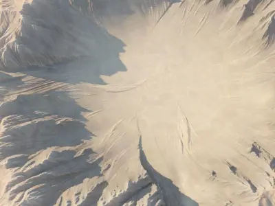 Big Crater Hole Mountains 3D model