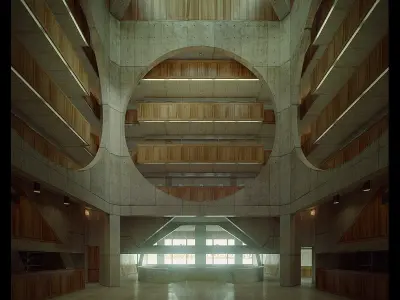 Exeter Library from The Third and The Seventh 3D model