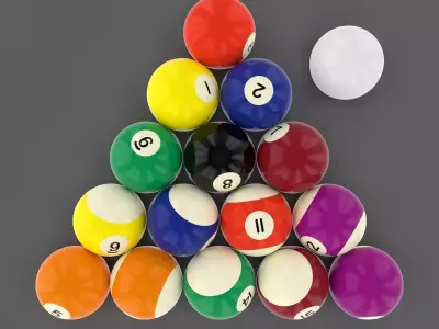 Pool Ball Pack 3D model