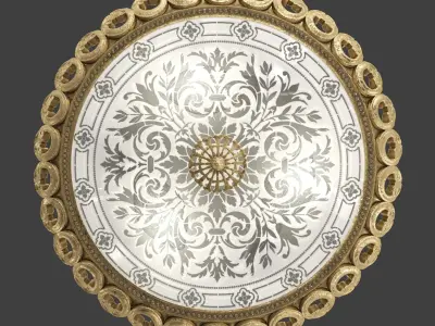 Wall and ceiling lamp Odeon Light Grovana 3D model