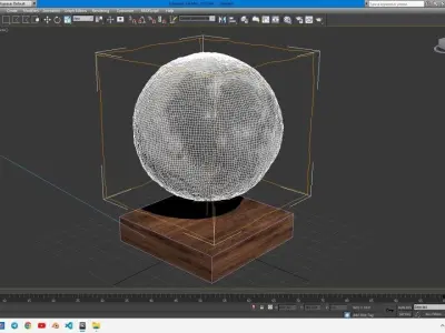 MOON LAMP for bedroom and office Free low-poly 3D model
