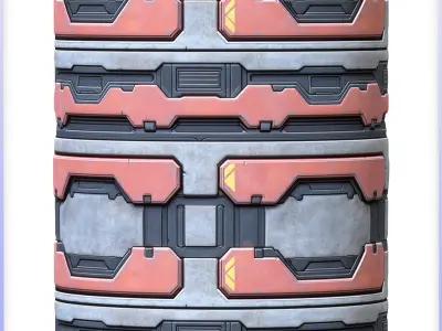 SciFi Seamless Texture Texture 33