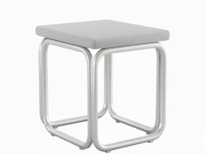 Modern Stool 01 Low-poly 3D model