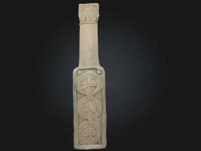Ancient Pillar Design  Echoes of a Forgotten Empire 3D model