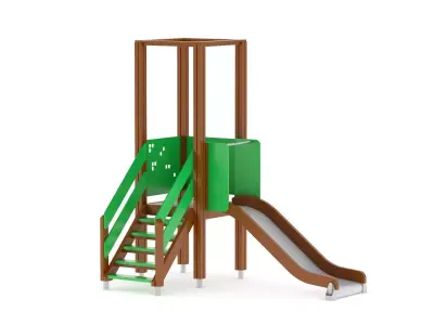 Lappset Tower and Slide 3D model