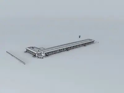 Classic Motel Free 3D model