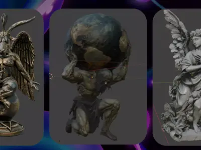 Environment Asset Pack  Textures  PBR Low-poly 3D model