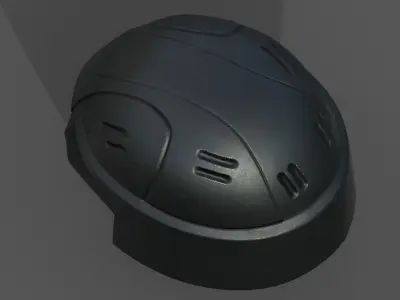 Helmet scifi military combat 3d futuristic technology fantasy  Low-poly 3D model