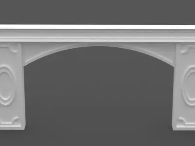 Modern Entry Arch 3D model