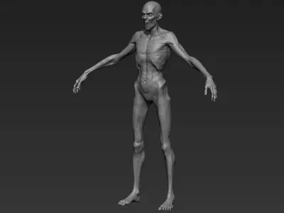Zombie Zbrush Sculpt 3D model