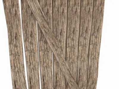 Old Door  Free 3D model