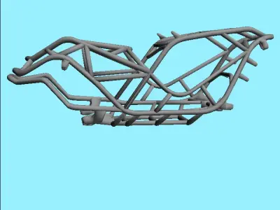 Rock Bouncer Frame Low-poly 3D model