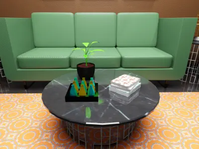 mini home theater for small home Low-poly 3D model