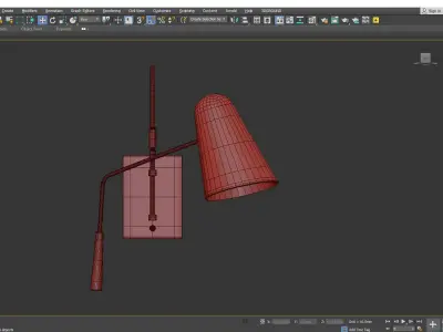  Simon Wall Sconce Low-poly 3D model