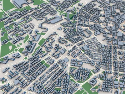 Latina City Italy 3D model