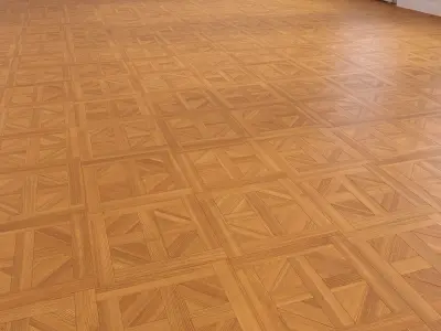 Parquet - Laminate - Wooden floor Low-poly 3D model 30