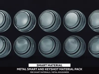 10 Metal Keyshot Material Texture