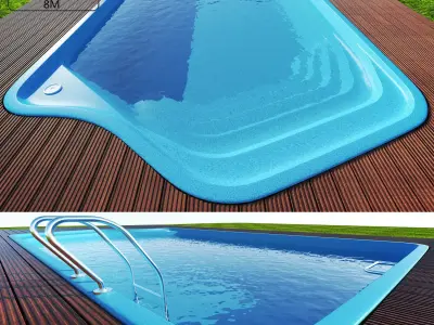 Swimming pool 3D model