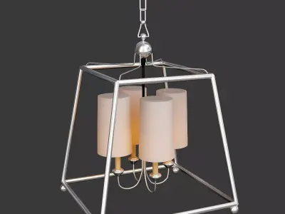 Comsylvan 4 light chandelier cprod 3D model