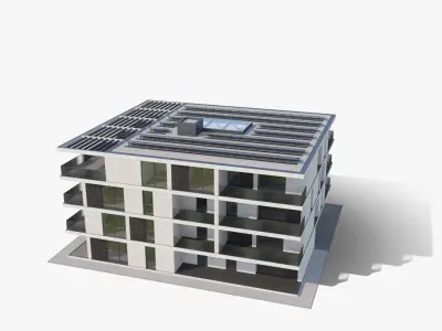  Apartment House 028 with Interior 