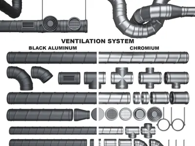 Ventilation System 3D model order