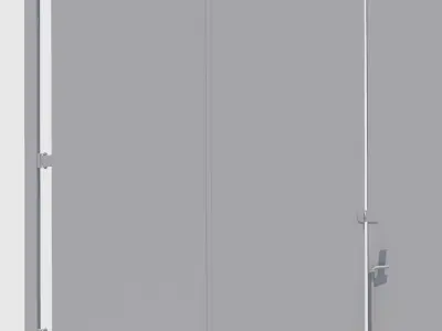 Rusty Metal Door 3D model