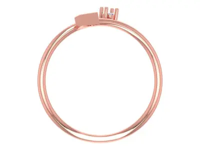 Women Light Weight Band Ring 3D print model 30
