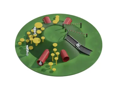 Kids Playground 4 3D model