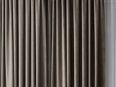 Hadi Curtains 31 Low-poly 3D model