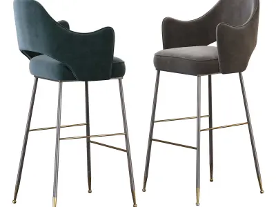 Rigby barstool 3D model