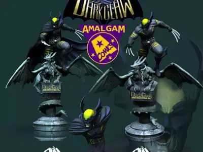 Amalgam Comics collection Pt1 STL files for 3D Printing files 3D print model