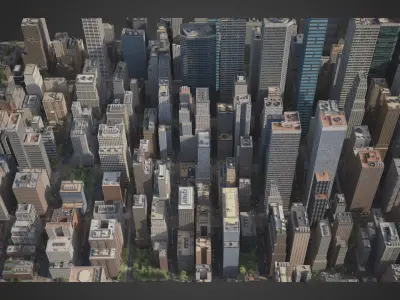Realistic City S4 3D model