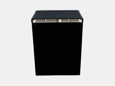 IDANAS Upholstered ottoman bed Low-poly 3D model