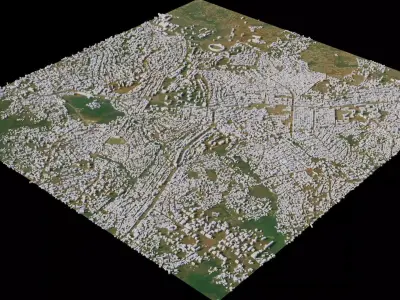 Bafoussam - Cameroon 3D model