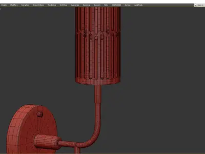 SWAY WALL Low-poly 3D model