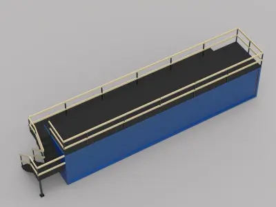 Concept Container Cafe 3D model