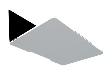 Laptop Mockup v1 001 Low-poly 3D model